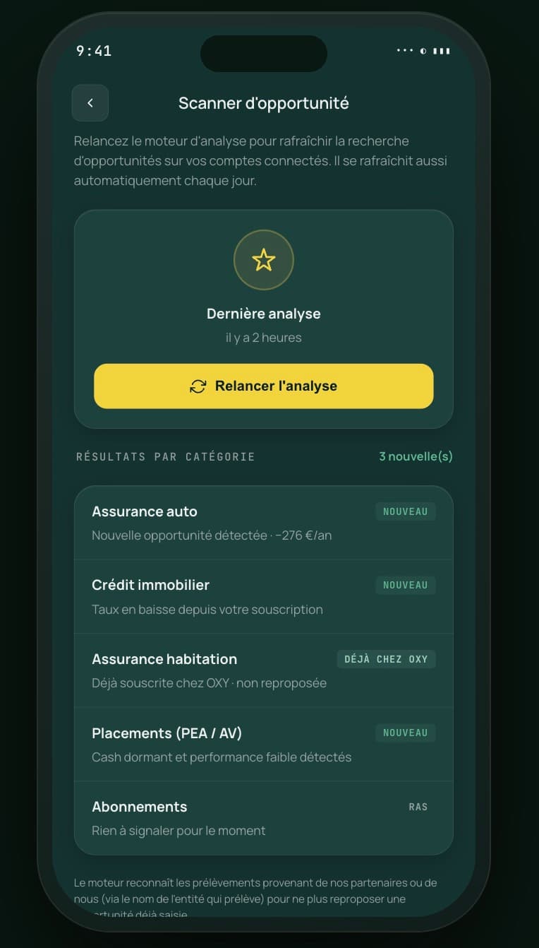 Écran scanner OXYPAY